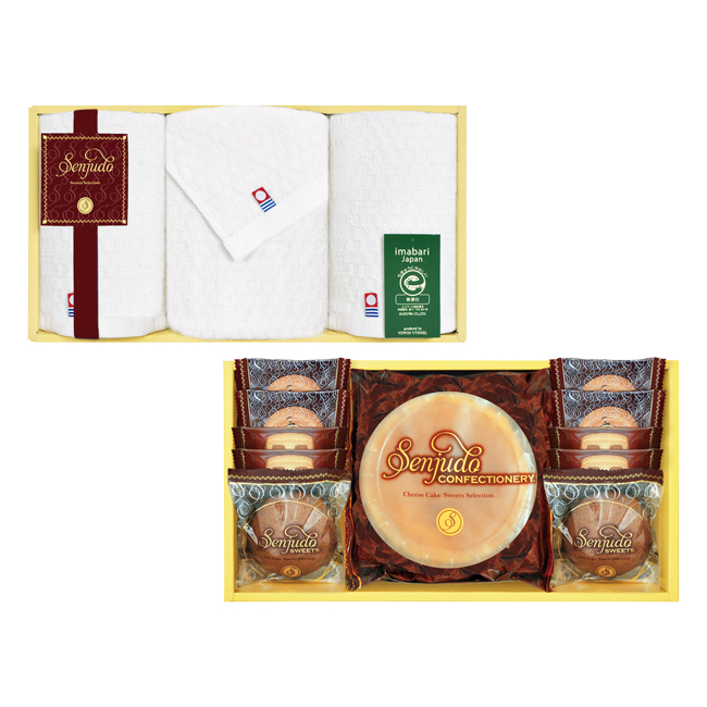 千寿堂　スイーツ＆今治タオルセット　No.50　割引き商品