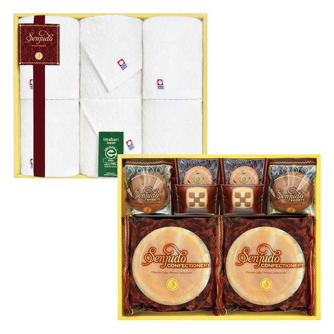千寿堂　スイーツ＆今治タオルセット　No.80　割引き商品