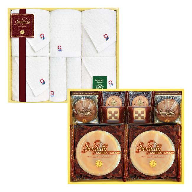 千寿堂　スイーツ＆今治タオルセット　No.100　割引き商品