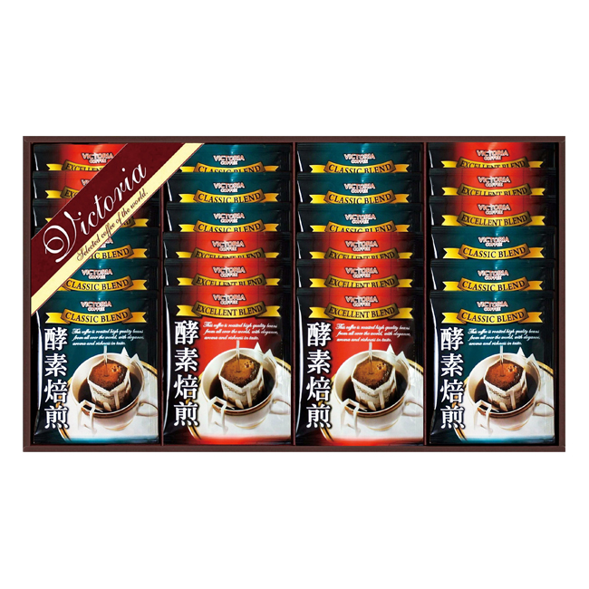 ビクトリアコーヒー　酵素焙煎ドリップコーヒーセット　No.30　割引き商品