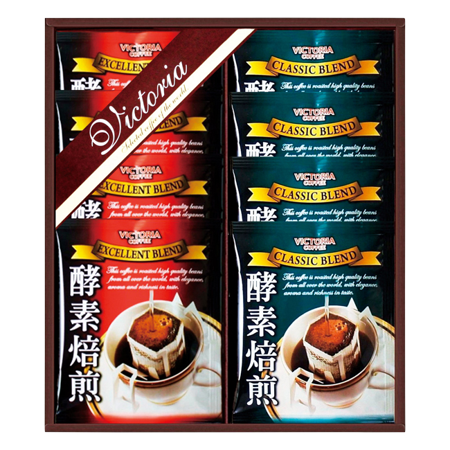 ビクトリアコーヒー　酵素焙煎ドリップコーヒーセット　No.10　割引き商品