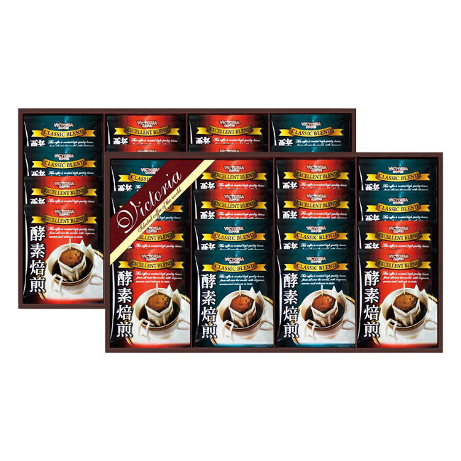 ビクトリアコーヒー　酵素焙煎ドリップコーヒーセット　No.40　割引き商品