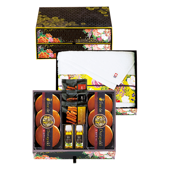 匠菴謹製　ミニたんす御進物　「オリーブ　de　どら焼き」Premium　No.62｜特選ギフト｜