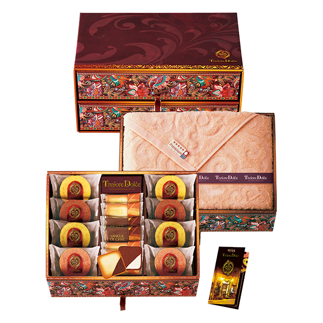 Tresore　Dolce　［宝石箱］フルーツカラーバウム＆今治産タオル　No.68