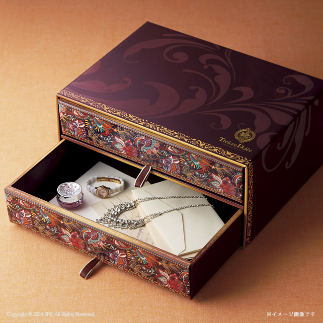 Tresore　Dolce　［宝石箱］フルーツカラーバウム＆今治産タオル　No.90｜特選ギフト｜