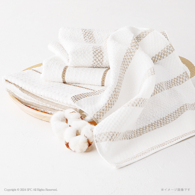 【送料無料】 nishikawa　オーガニックコットン　ウォッシュタオル2P　No.10