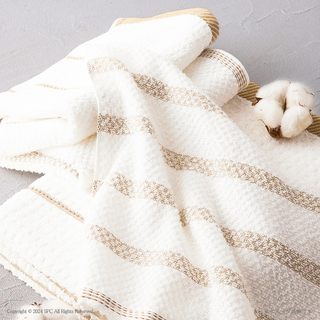 【送料無料】 nishikawa　オーガニックコットン　フェイスタオル2P　No.20