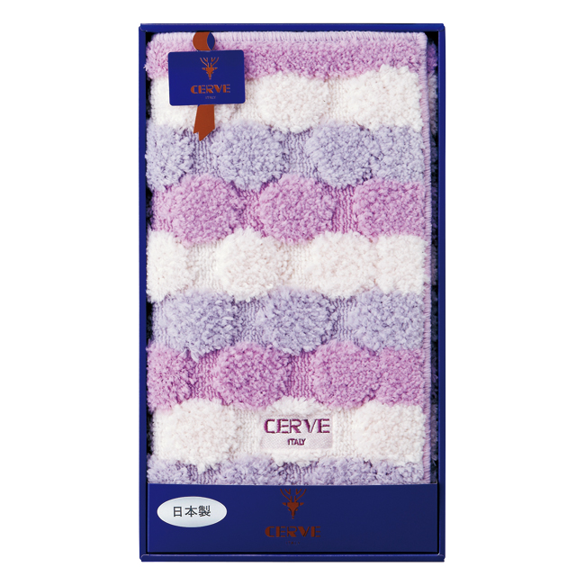 【送料無料】 チェルベ　バスマット　No.30 （パープル）