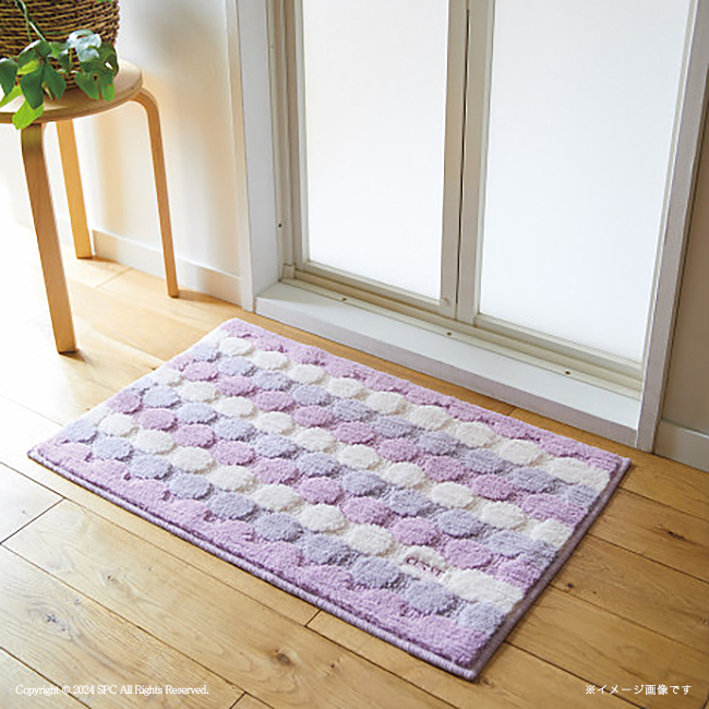 【送料無料】 チェルベ　バスマット　No.30 （パープル）