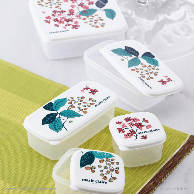 【送料無料】 マリ・クレール　シール容器4Pc　No.10