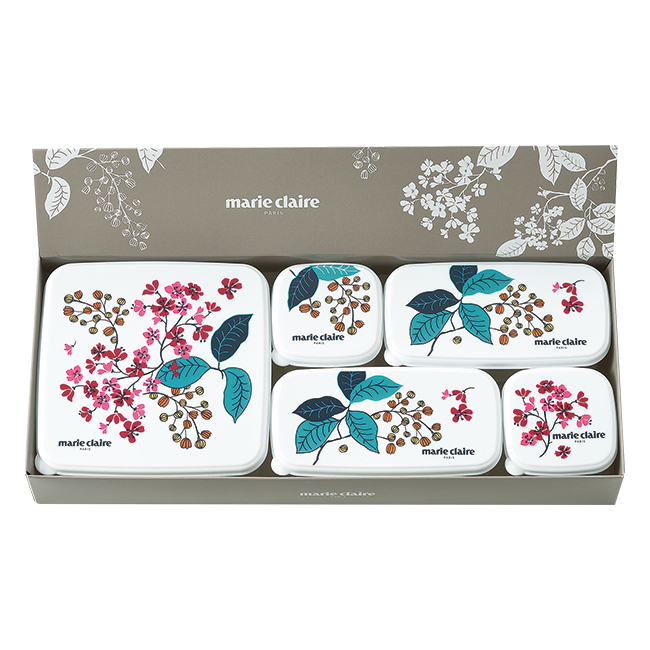 【送料無料】 マリ・クレール　シール容器5pc　No.15