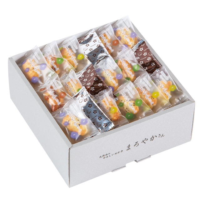 【送料無料】 天然水おかき　まろやかさん　No.25