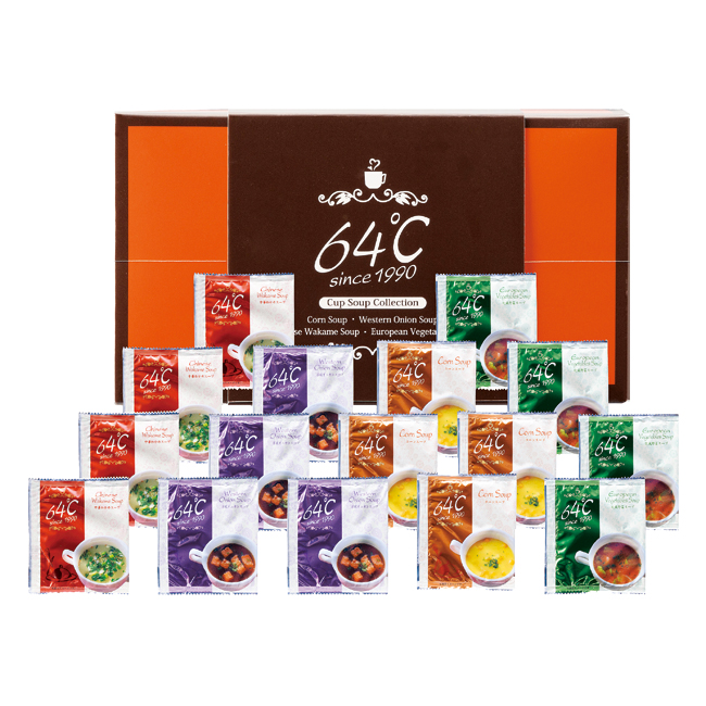 送料無料】 64℃ スープギフト No.20｜結婚内祝い.JP