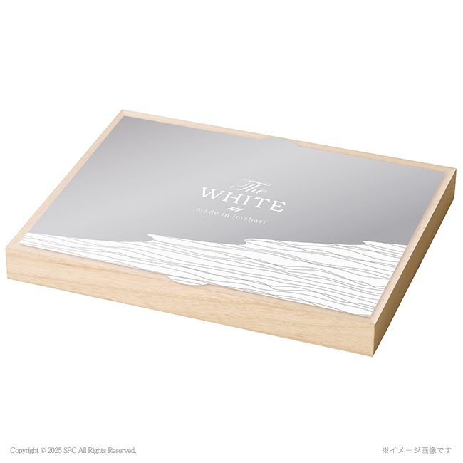 今治　The　WHITE　木箱入り　スリムバスタオル　No.15　40％OFF