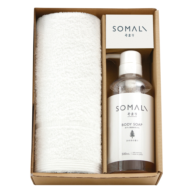 そまり　ボディ用液体石けん・フェイスタオルセット　No.30｜特選ギフト｜