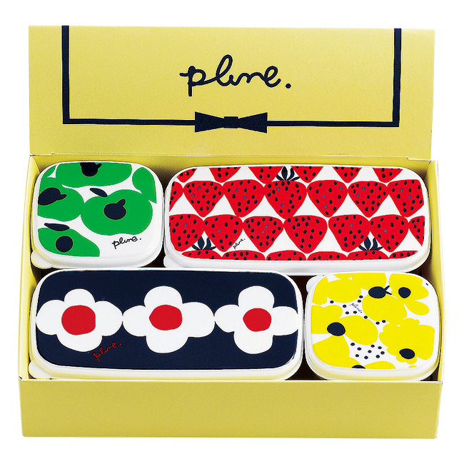 プルーン　シール容器4Pセット・A　No.10　割引き商品